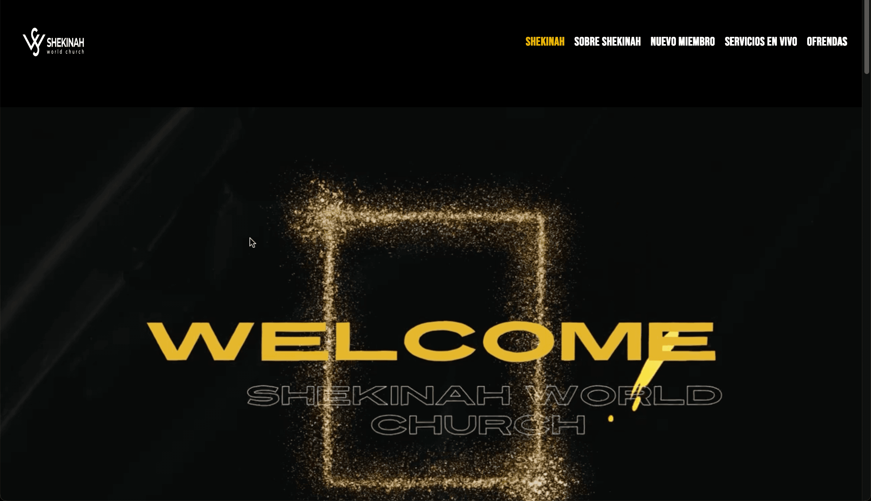 SWC Church Website screenshot